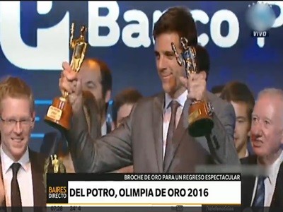 El Olimpia de Oro fue para Juan Martín Del Potro