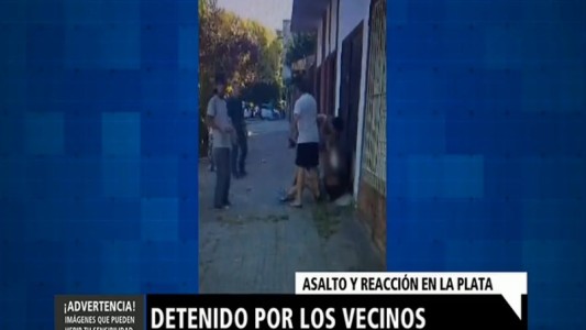 La Plata: detenido por los vecinos
