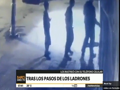 Ladrones de bicicletas captados en video