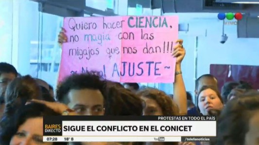 Conicet: Docentes, investigadores y estudiantes advirtieron que pasarán Navidad en el Ministerio si no hay una solución
