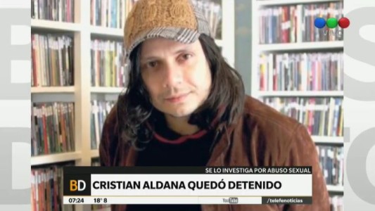 Cristian Aldana, cantante de "El Otro Yo", quedó detenido por abuso sexual