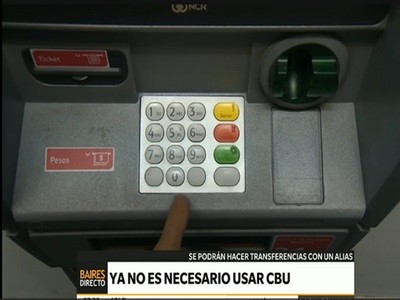 Ya no es necesario el CBU numérico, se puede usar el "alias"