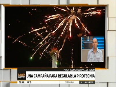 Una campaña para regular la pirotecnia