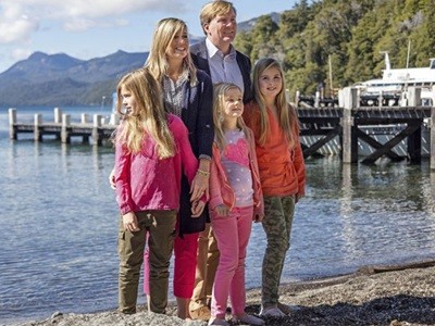 La familia real holandesa adelantó sus vacaciones y pasó la Navidad en Villa la Angostura
