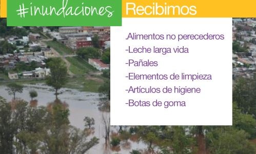 Dónde acercar ayuda para los inundados