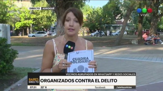 Adrogué: 8.000 vecinos en alerta comparten grupos en redes sociales
