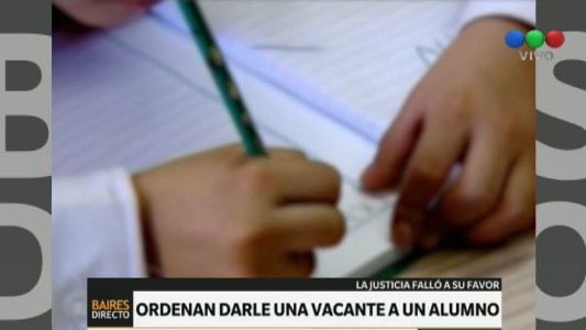 La Justicia ordenó a la Ciudad pagarle un colegio privado a un nene sin vacante en la escuela pública