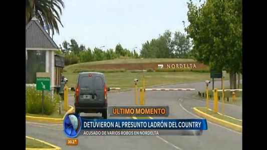 Detuvieron al presunto ladrón del country
