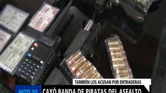 Cayó banda de piratas del asfalto