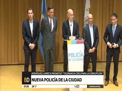 Rodríguez Larreta presentó a la nueva policía de la ciudad