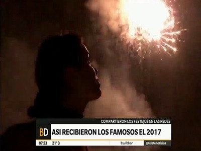 El año nuevo de los famosos