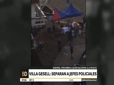 Desplazamiento de policías y medidas de prevención en Villa Gesell