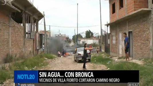 Sin agua... con bronca