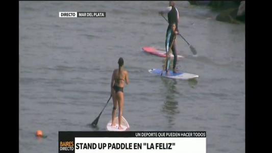 "Stand up paddle" en Mar del Plata