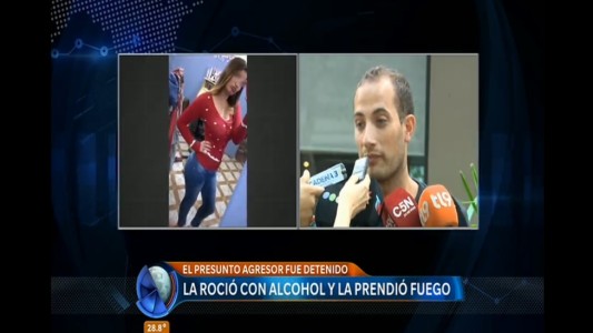 "Queremos que no salga, que lo pague", dijo el hermano de la joven quemada