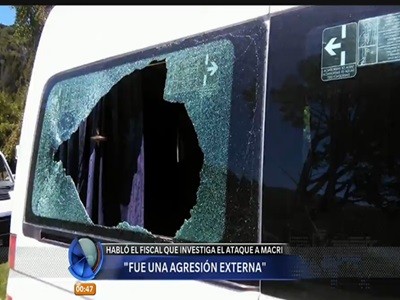 "La agresión a Macri fue externa"