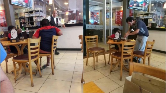 Solidaridad viral: el gesto del mozo del bar con dos chicos que pedían comida