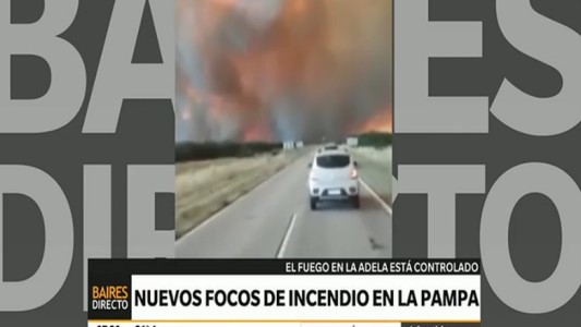 Nuevos focos de incendio en La Pampa