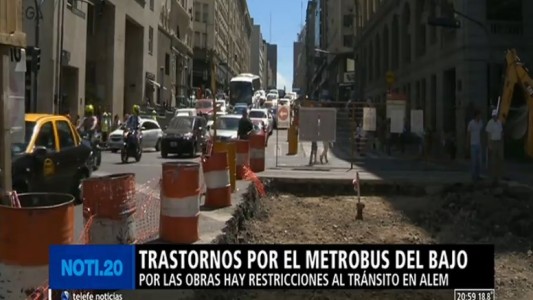 Obras del Metrobús del Bajo porteño