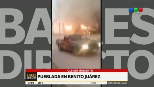 Pueblada en Benito Juárez por la agresión a dos adolescentes: uno murió