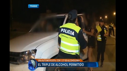 Escándalo en un control de alcoholemia en Pinamar