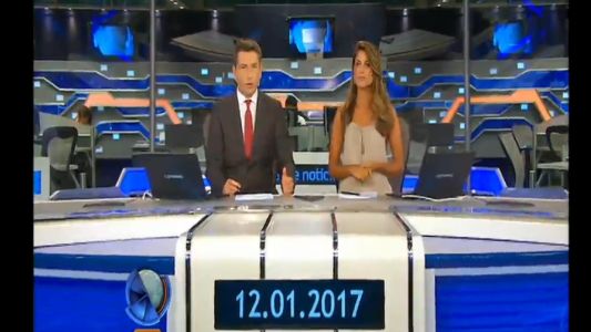 Telefe Noticias a las 13 / Bloque 1 / 12/01/2017
