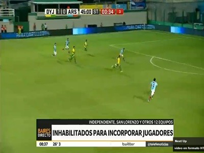 Independiente, San Lorenzo y otros 12 clubes no pueden incorporar jugadores