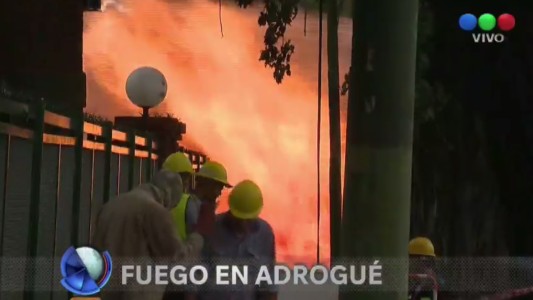 Incendio por un escape de gas en Adrogué