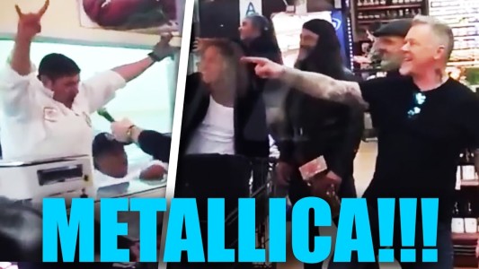 Los integrantes de Metallica fueron a la carnicería y se encontraron con una sorpresa