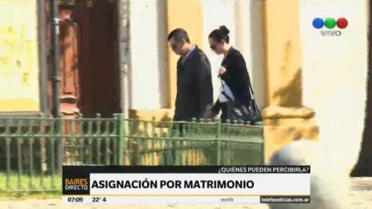 Asignación por matrimonio: si te casás, te pagan $1926
