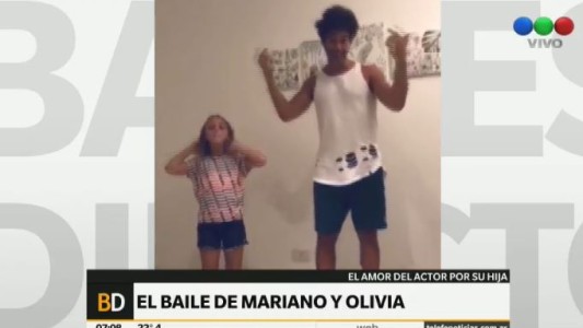 Así bailan Mariano Martínez y su hija Olivia