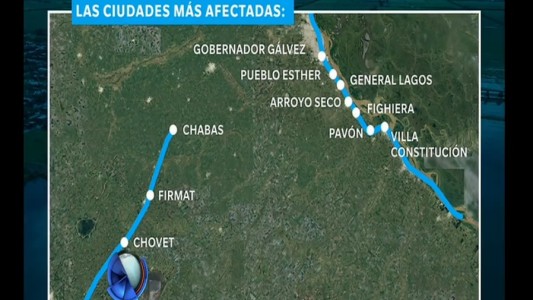 Inundaciones: rutas cortadas en Santa Fe