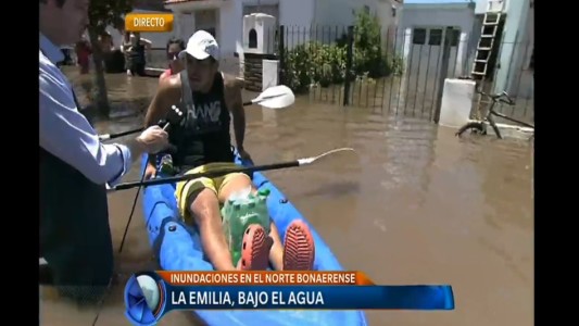 Baja el agua en Santa Fe y se inunda el norte bonaerense