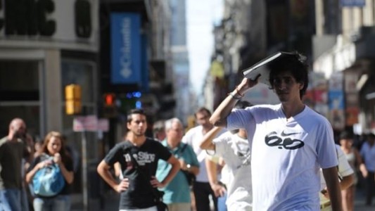 Alerta amarilla por el calor en la Ciudad