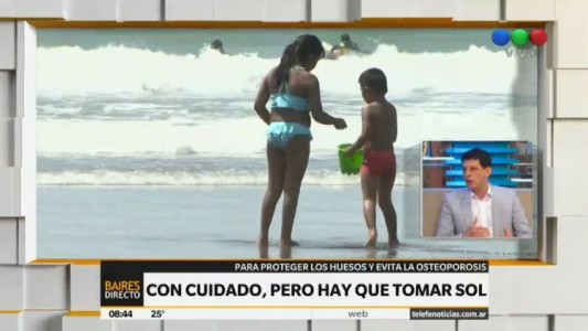 A tomar sol... pero con cuidado