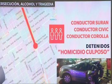 Tras escapar de un choque, embistió a otro auto y mató a una mujer