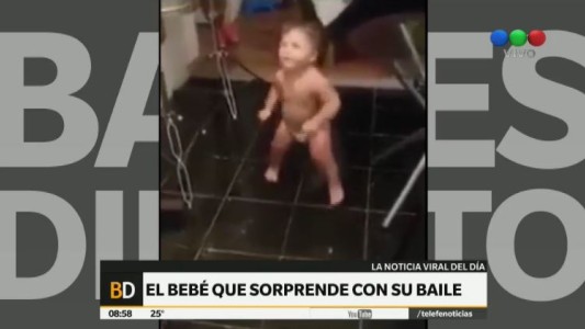 #EsViral El bebé que sorprende a todos con su baile