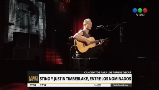 Sting y Justin Timberlake compiten en los Oscar 2017 por la "Mejor canción"