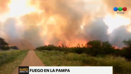 El fuego no da tregua en La Pampa