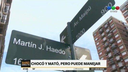 El joven que chocó y mató a la maestra puede volver a manejar