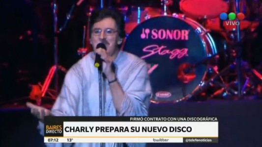 Charly García prepara nuevo disco