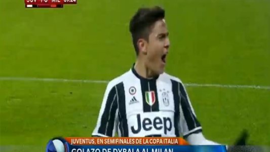 Golazo de Dybala al Milan