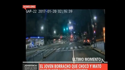 Estremecedor: se conoció el video de los autos que chocaron y mataron a Silvia en Vicente López