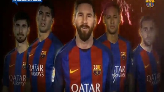 Imperdible saludo de las estrellas del Barcelona por el Año Nuevo Chino