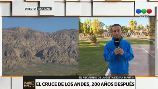 A punto de iniciar el cruce de los Andes 200 años después