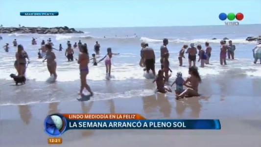 Mar del Plata, a pleno sol