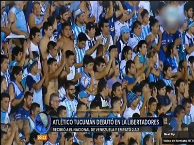 El debut internacional de Atlético de Tucumán pudo ser goleada pero terminó en empate