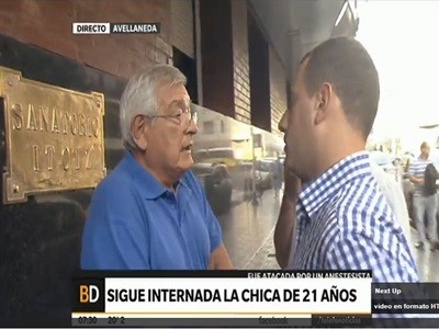 La relación entre la chica atacada y el anestesista