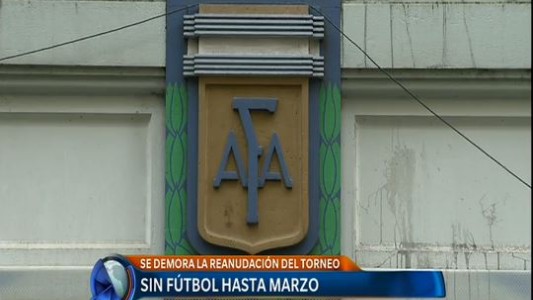 Sin fútbol hasta marzo