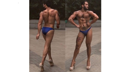 #EsViral Este filipino desfila mejor que Miss Universo y usa los tacos más altos que existen